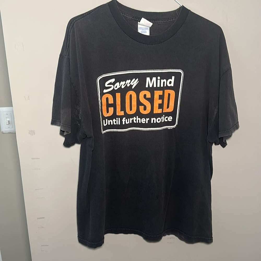 Tennessee River sorry mind closed until further notice faded vintage t-shirt